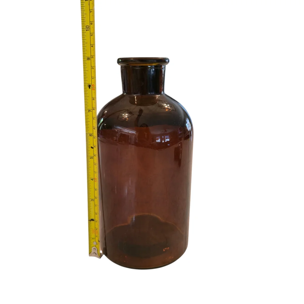 Source Unknown Warm Brown Glass Vase